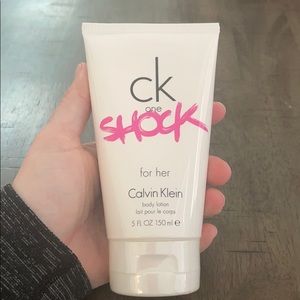 New CK one shock for her, Calvin Klein body lotion